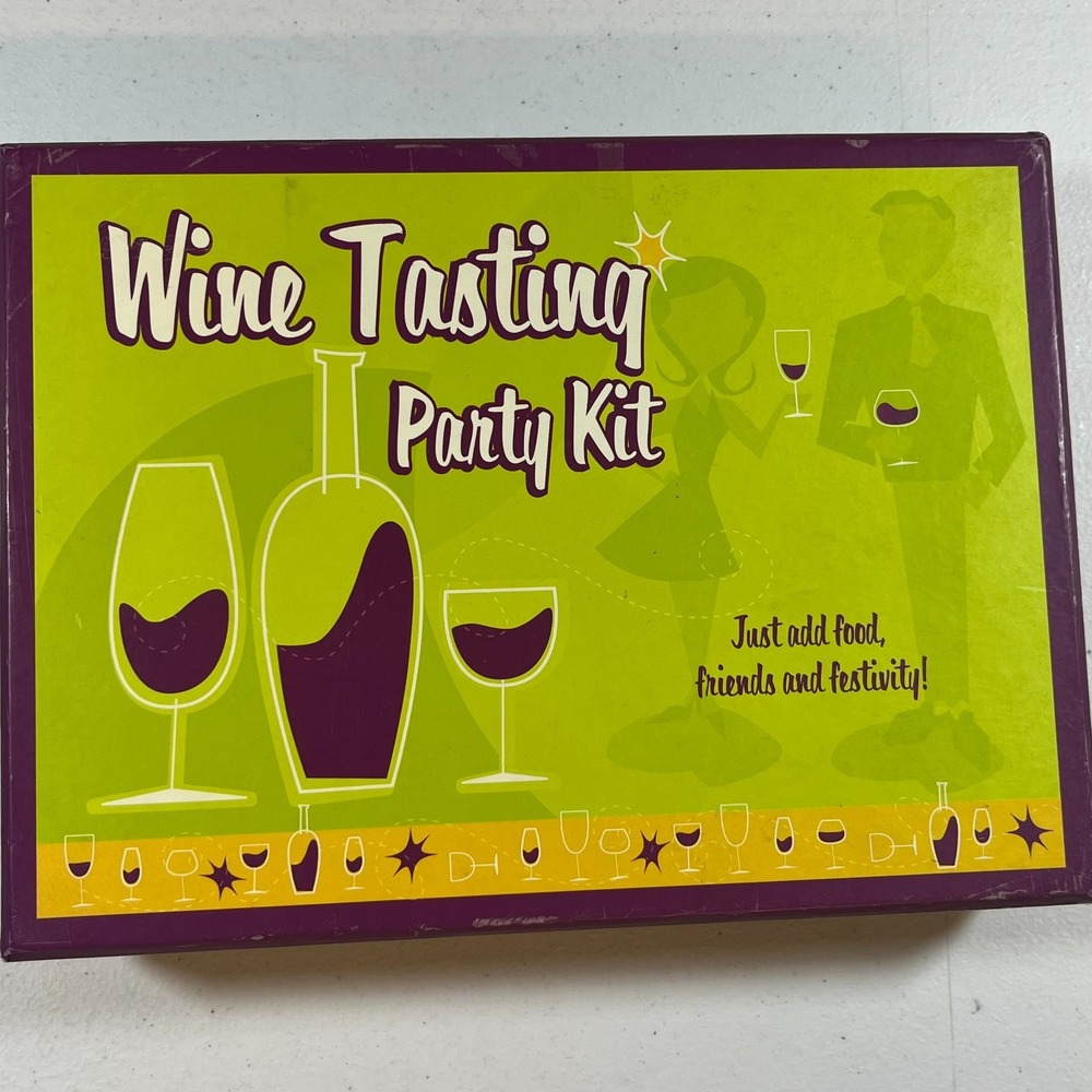 Wine Tasting Party Kit Game – Blind Tasting Set – Host a Wine Party – NEW SEALED